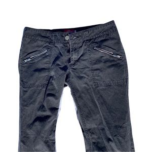 Dickies zipper skinny jeans low waisted